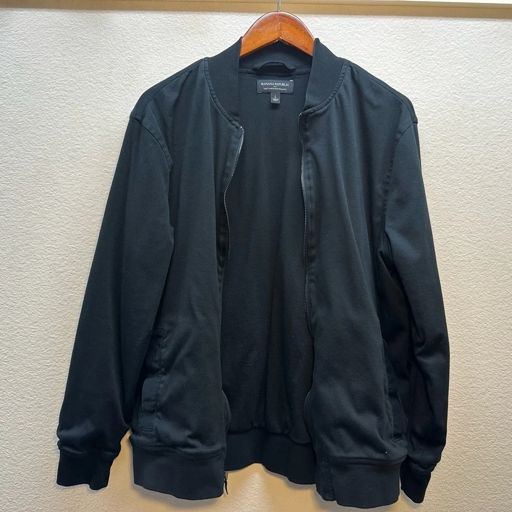 Banana Republic Black Zip-Up Jacket